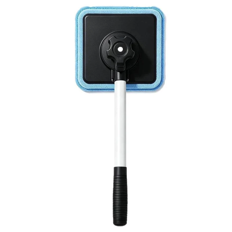 Dual Magnetic Automotive Car Windshield Cleaner Extendable Handle Glass Cleaning Kit Detachable Pads Streak-Free