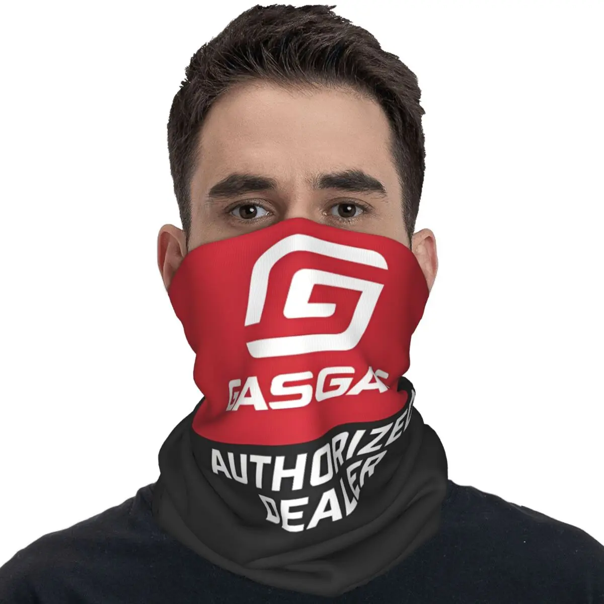 Fábrica de corrida gasgas logotipo bandana engraçado balaclava outono caminhadas acampamento anti-uv ciclismo máscara pescoço capa máscara facial