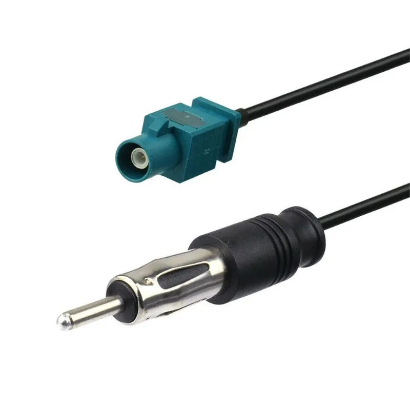2PCS Fakra Z To DIN Antenna Adapters-Fakra Z Female/Male To DIN Female/Male for Car FM AM Stereo