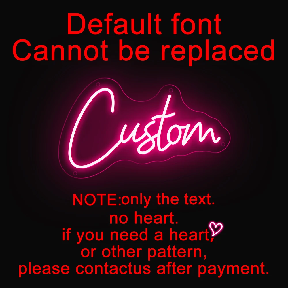 Custom Neon Led Sign Home Room Wall Decor LED Custom Neon Name Lights Bedroom Wedding Decorations Personalized Gifts Neon Signs