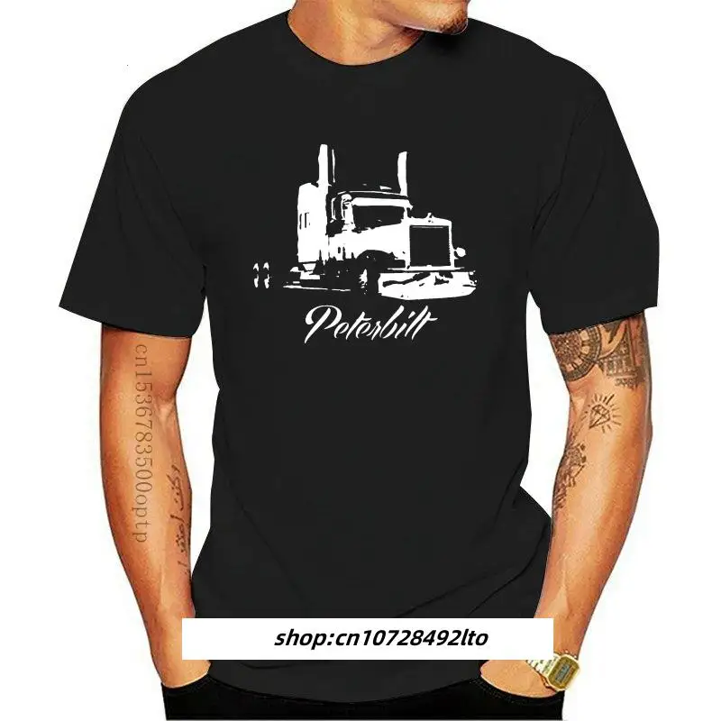 

New Men T Shirt 2007 Peterbilt 379 Legacy Edition Side V Women t-shirt