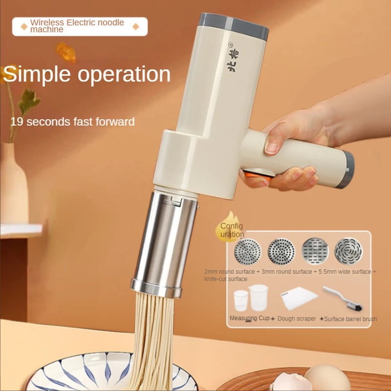 

Noodle Maker Machine Automatic Pasta Maker Household Small Handheld Electric Multi-function Pressure 국수기계 Machines à Pâtes