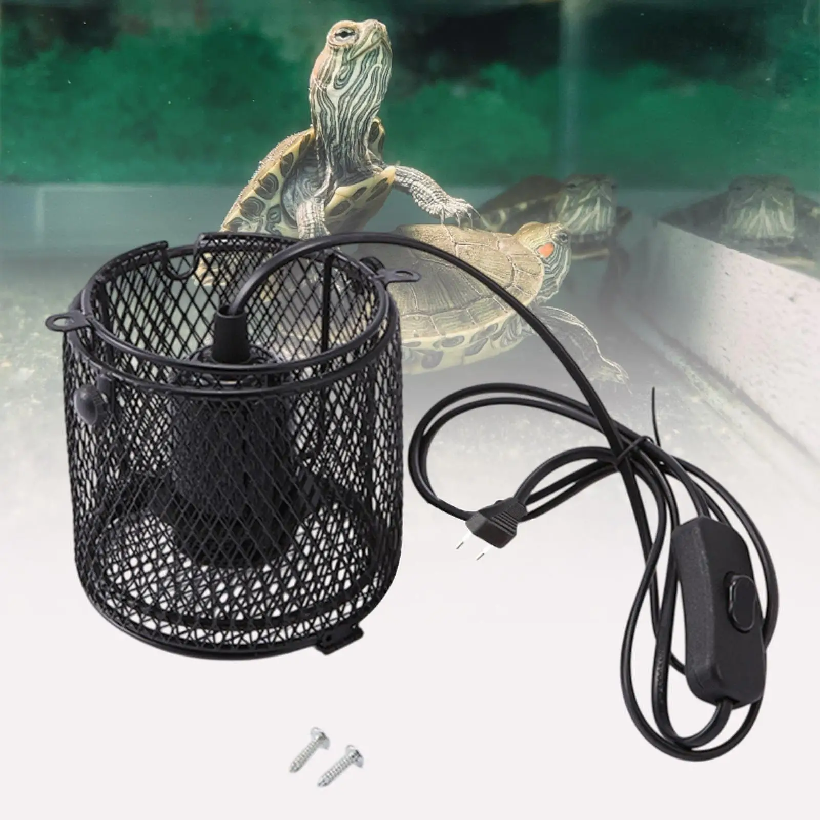 

Защитный абажур для лампы для рептилий E27, предотвращающий ожоги, для обогревательной лампы, для цыплят