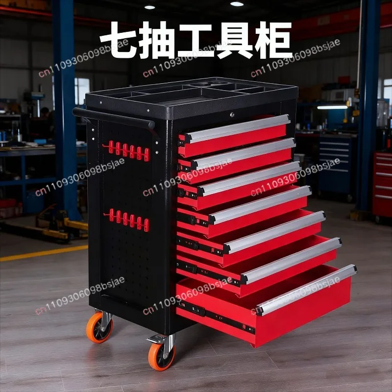 Multifunctional Portable Tool Cart Heavy Duty Auto Repair Multi-layer Drawer Repair Mobile Tool Cabinet