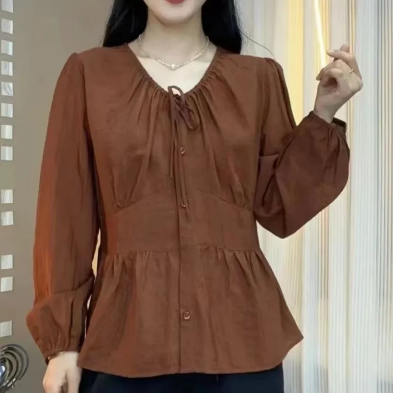 

Autumn New Mom Long Sleeve Shirt Fashion Loose Casual Stylish