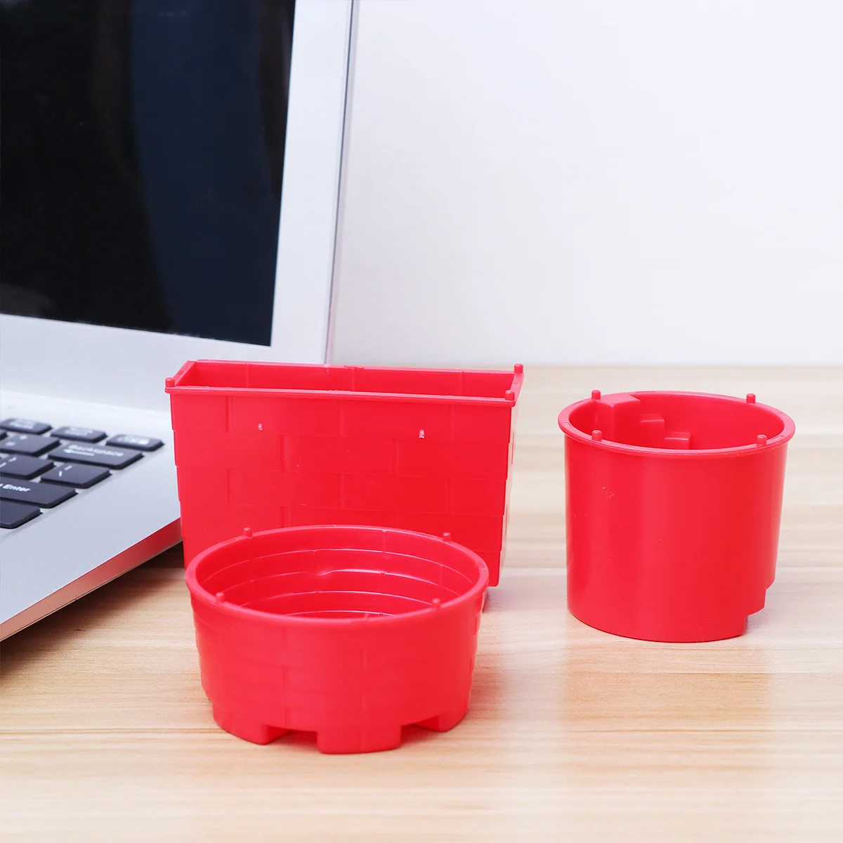 مجموعة لعب الشاطئ مكونة من 4 قطع من قوالب رمل القلعة البلاستيكية الممتازة للأطفال أدوات دلو الرمل هدية للأولاد والبنات #3