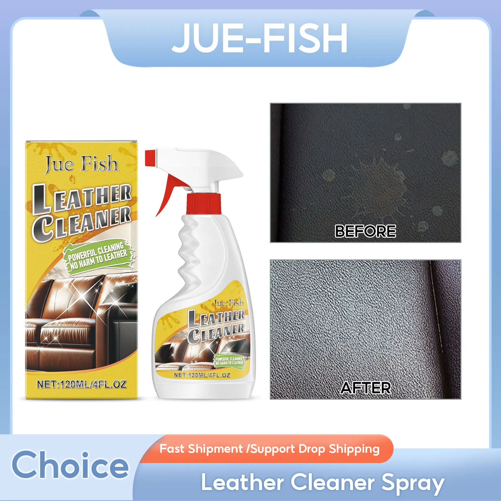 

Leather Care Spray Furniture Sofa Clean Auto Seat Stain Remover Car Interior Cleaning Leather Bag Care Leather Sofa Foam Cleaner