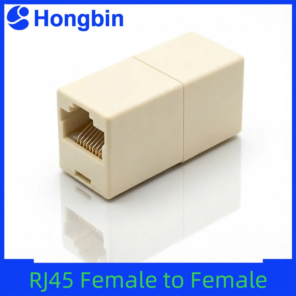 1/2/3/5/10pcs RJ45 Coupler Ethernet Cable Extender Adapter LAN Connector Female to Female for Network Connection