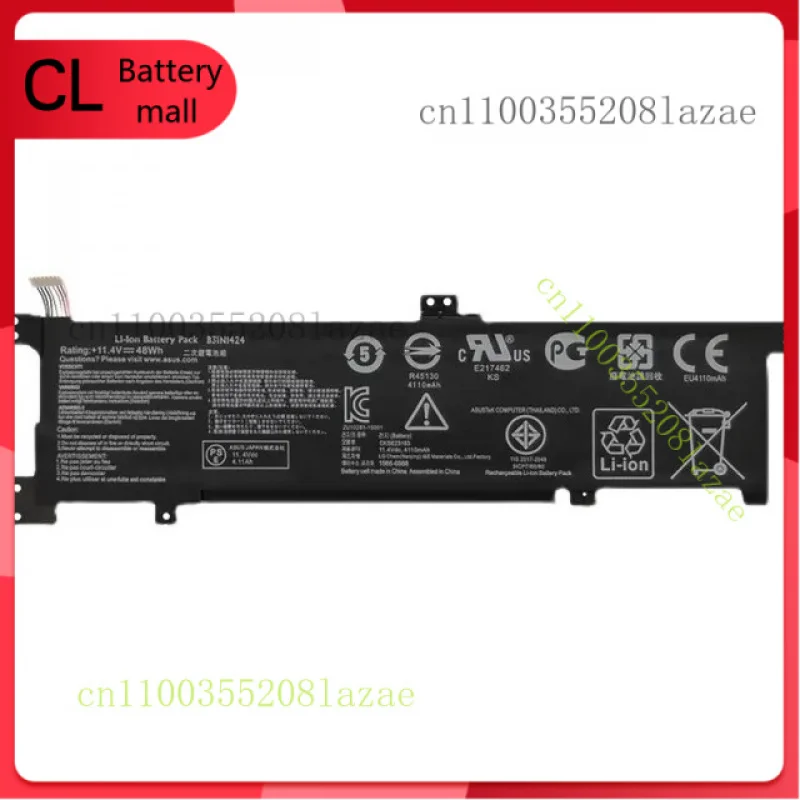 

Новый аккумулятор B31N1424 11,4 В, 48 Втч для серии ASUS K401U K401UB K401LB
