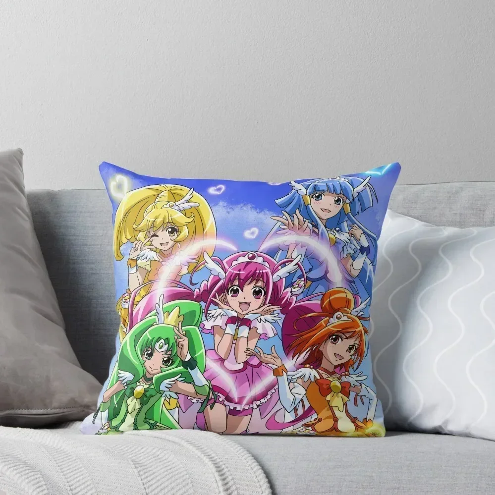 precure smile Throw Pillow Cusions Cover luxury home accessories Pillow Covers Decorative Christmas Pillow