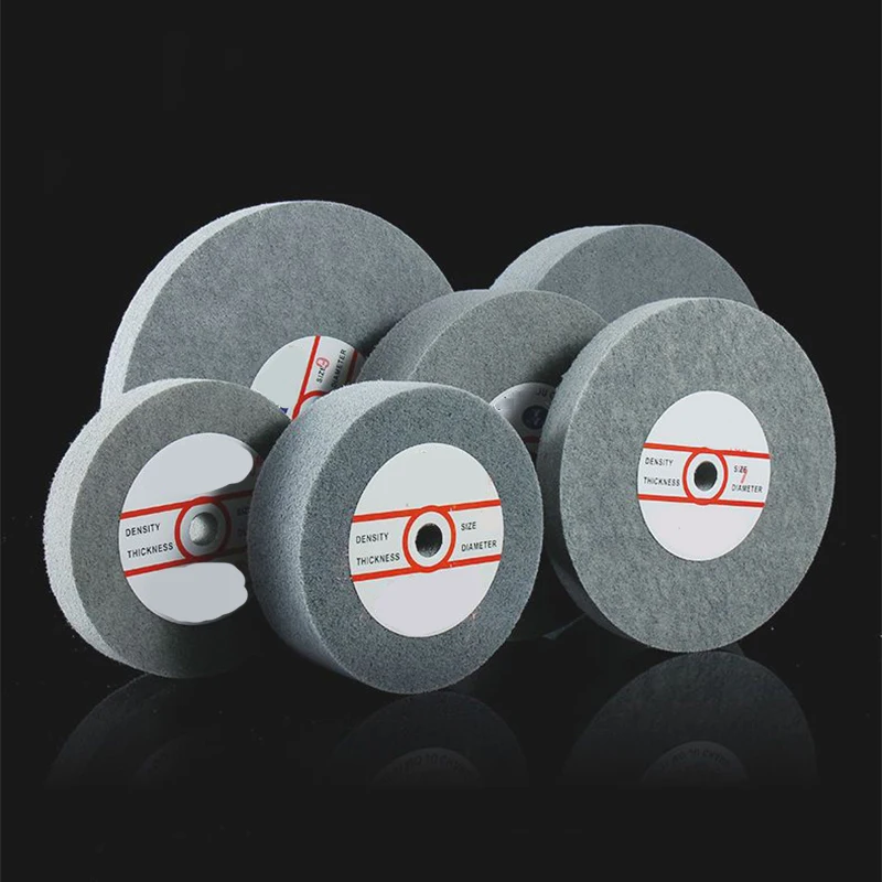 

Metal Polishing Wheel 150*25mm Non-Woven Abrasive Disc Nylon Fiber 5P Options 120# 180# 240# 320# for Polishing Operations