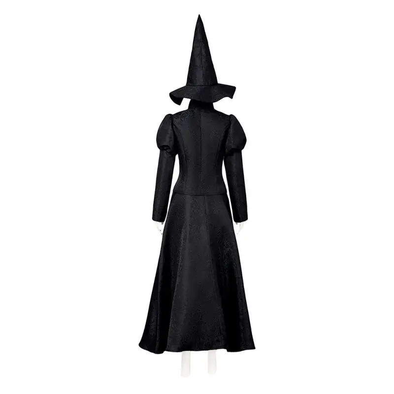 Halloween Wicked Cosplay Costume Witch Elphaba Stage Costumes Wicked: Part One Female Magician Clothing And Hats