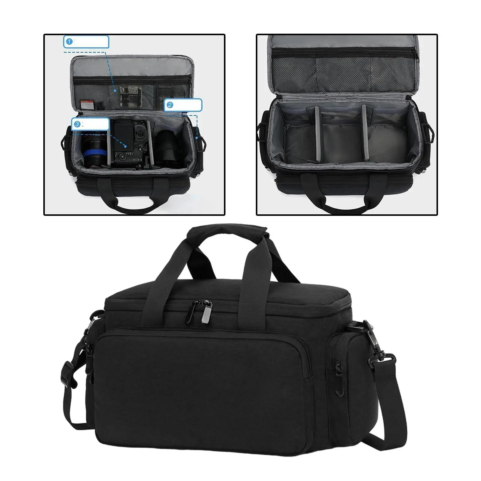 Camera Equipment Bag Camera Carrying Bag Sturdy Large Capacity Photography