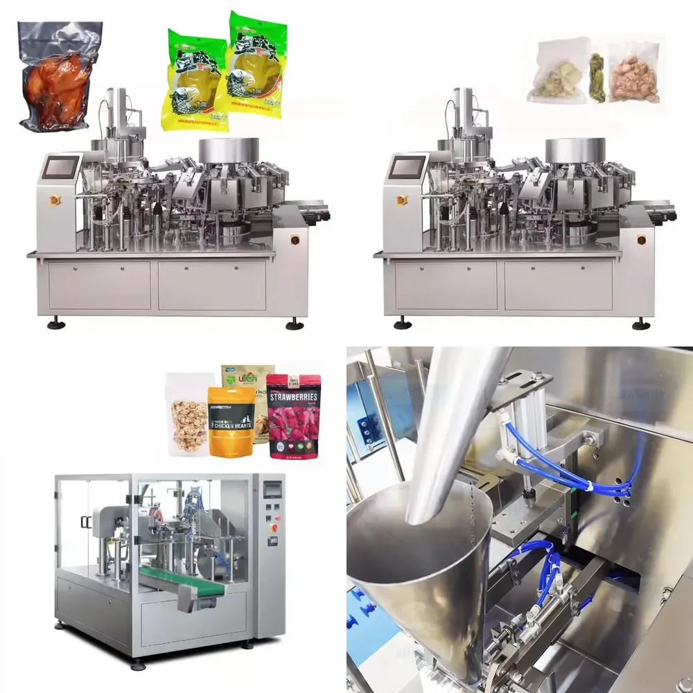 【2026】 High-Speed Automatic Pouch Packaging Machine for Snacks/Apparel/Cigarettes Case//Bag Wrapping Paper Material