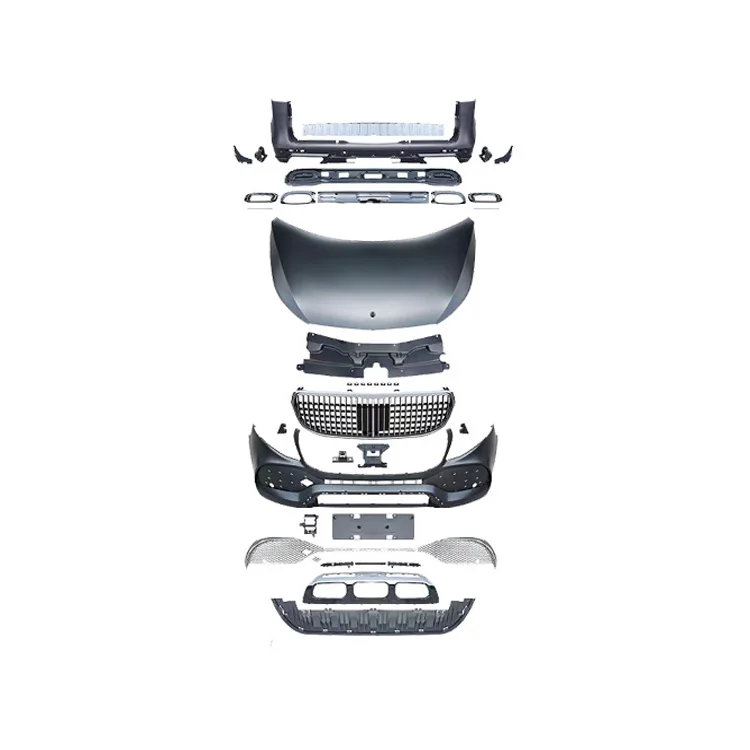 

Damei Hot Selling Vito W447 Change To GLS Model Include Front Rear Bumper Grille Hood Body Kit For Mercedes Benz 2016-20