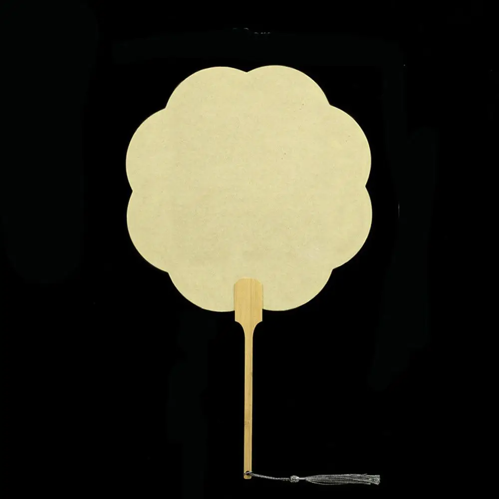 Xuan Paper White Art Craftsmanship Decorative Fans Summer Calligraphy Home Decoration Group Fan Hand Fan Desk Ornaments