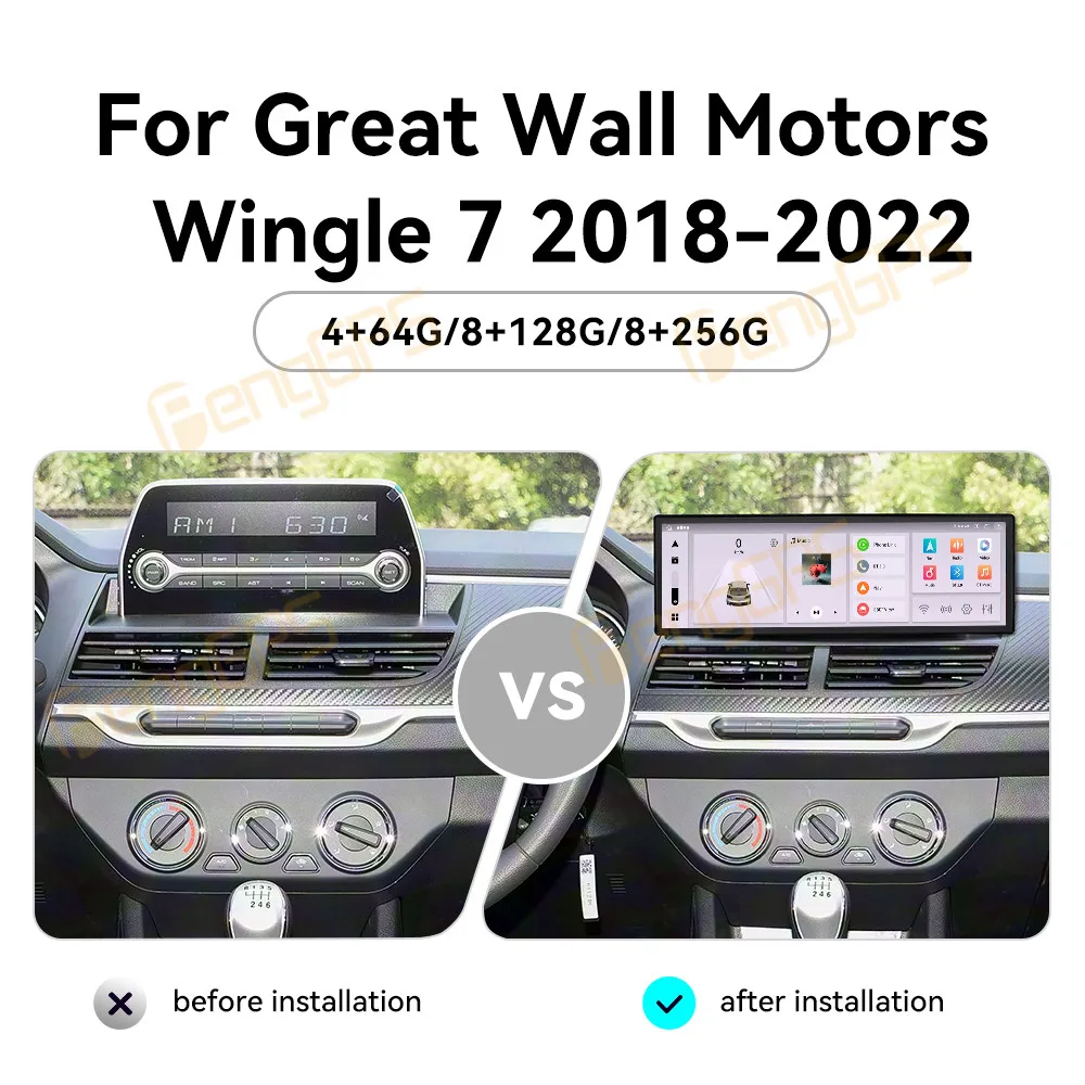 Car Accessories Radio For Great Wall Motors Wingle 7 2018-2022 Android GPS Navigation Multimedia Stereo Receiver Head Unit