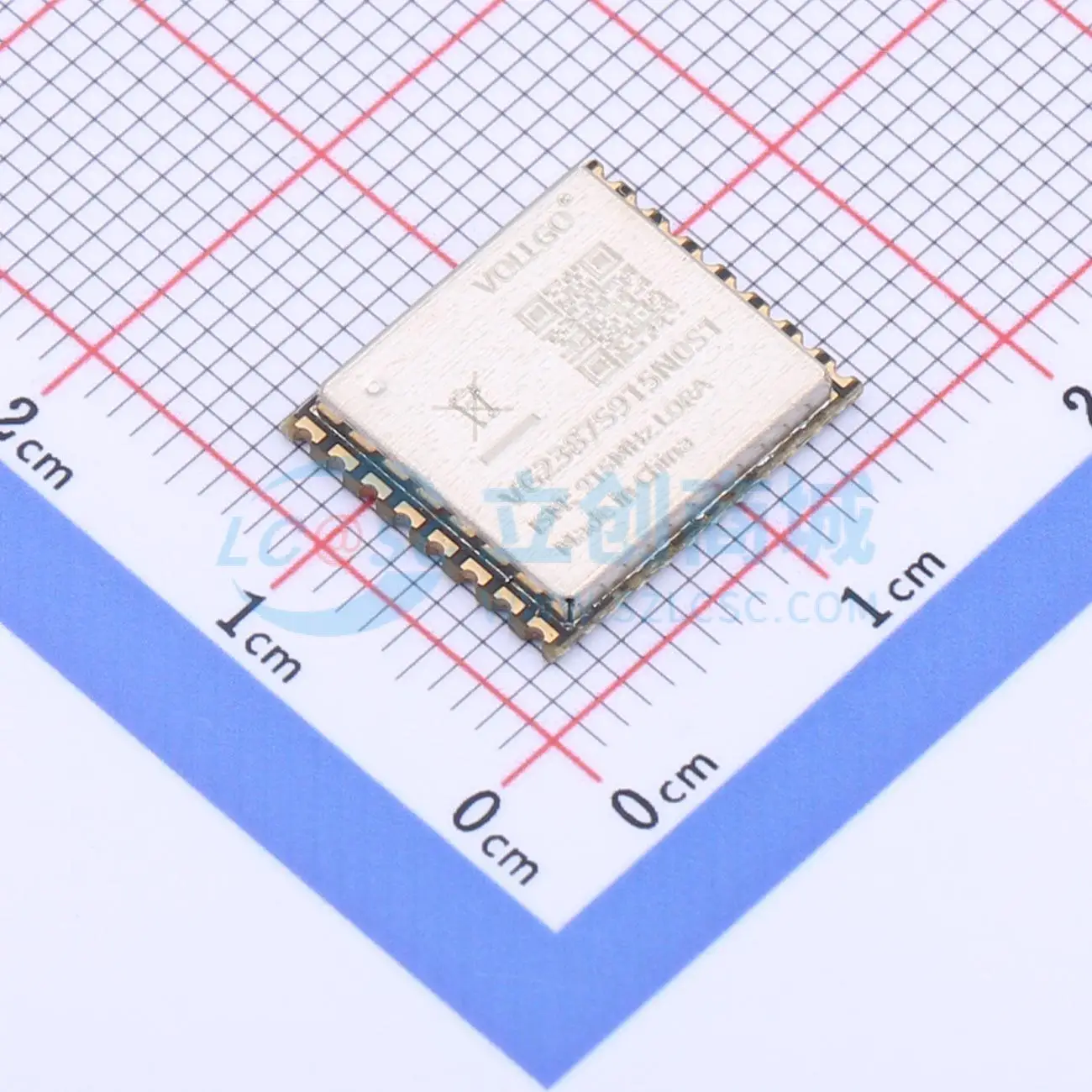 3pcs VG2387S915N0S1 SMD 13.5x12mm 915MHz 20dBm LoRa Wireless RF Transceiver Module