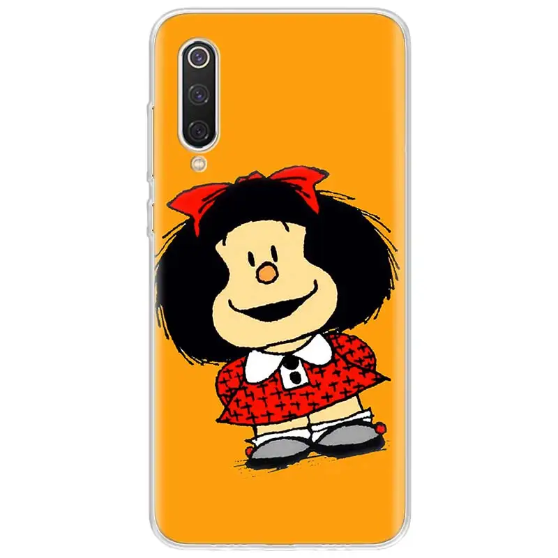 Mafalda Anime Phone Case For Xiaomi Redmi Note 10 11 12 13 14 15 Pro Plus 11S 12S 14S 11T 11E 10S Soft TPU Back Cover Redmi Note