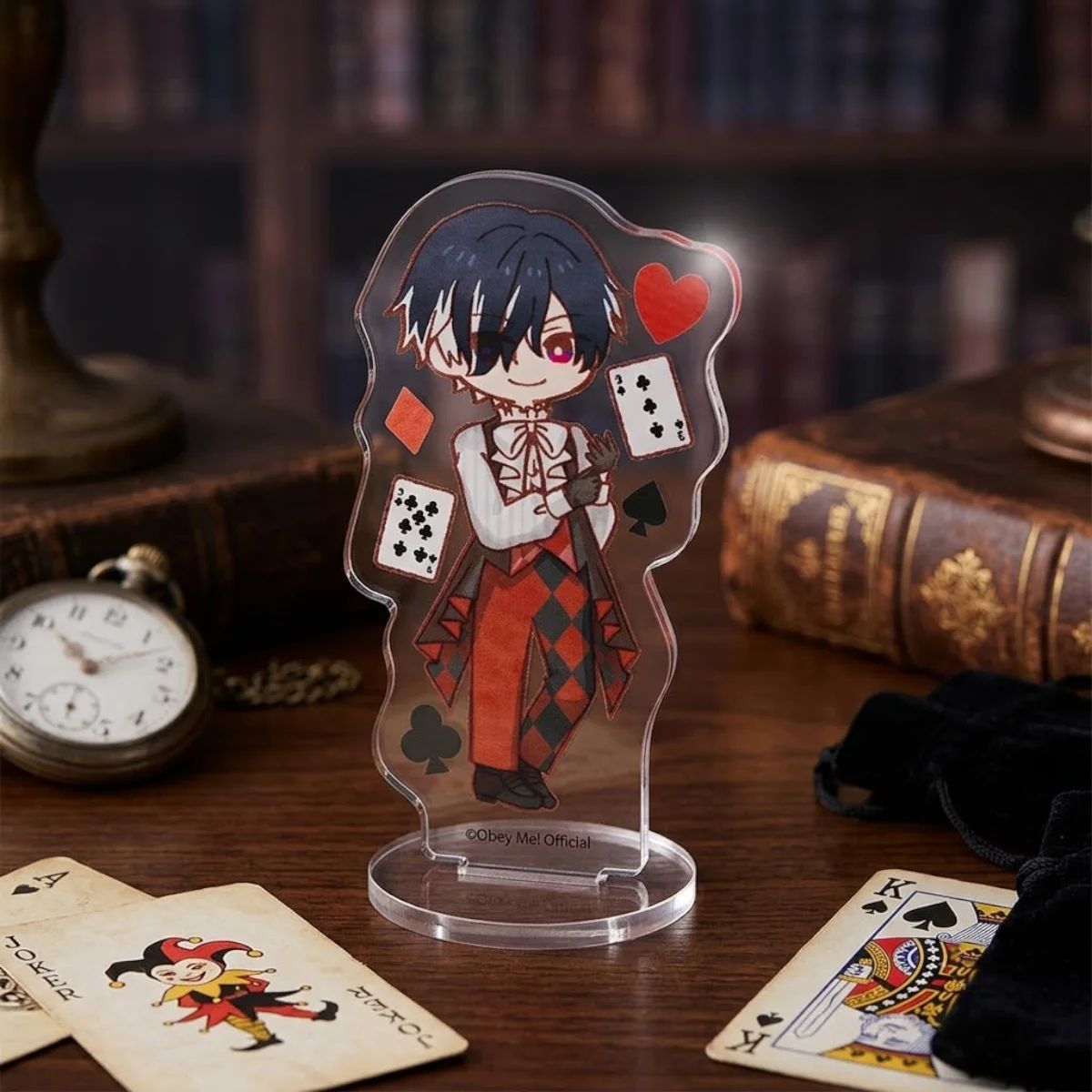 Anime Obey Me! Acrylic Stand 10cm, Levi Figure, Surprise Gift For Study Desk, Xmas Holiday Anime Fan Ornament keychain