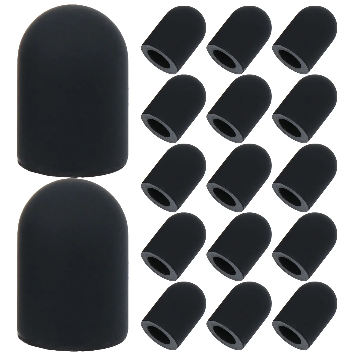 ปลอกหุ้มหัวปากกาสไตลัสแบบสัมผัส 30 ชิ้น แบบไม่มีเสียง สำหรับปากกาทัชสกรีน ใช้ได้กับทุกอุปกรณ์ ตอบสนองไว ไม่มีเสียง