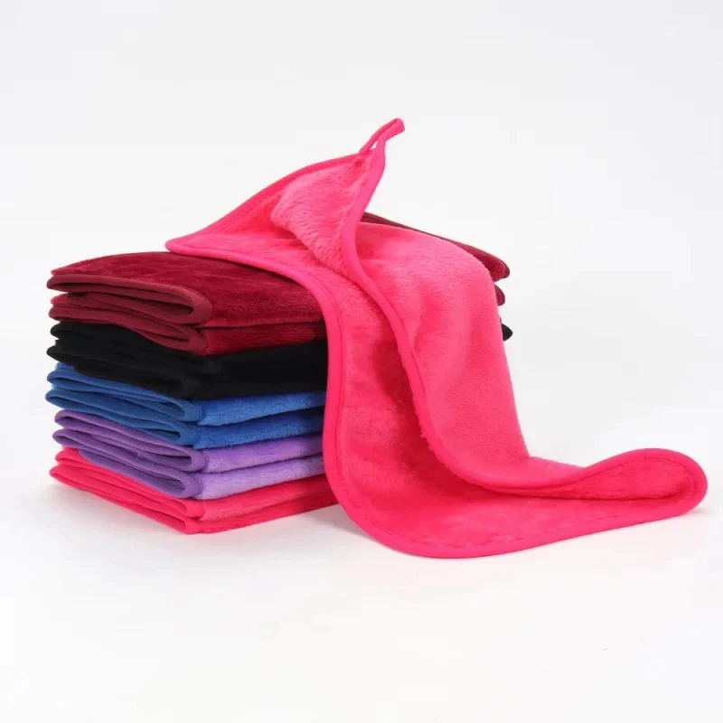 1/3pcs Reusable Makeup Remover Facial Makeup Removal Towel Microfiber Cloth Pads Face Cleaner Cleansing Wipes Skin Care Beauty