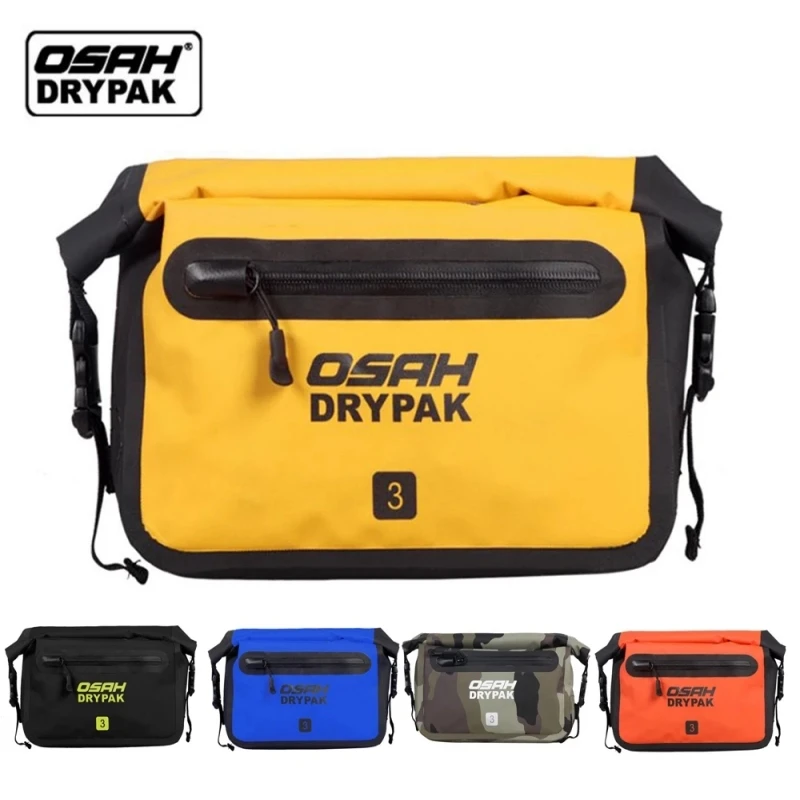 OSAH Fashion Waist Pack For Outdoor Hiking Beach Travel Waterproof Bag 3L High-capacity Motorcycle Riding Equipment Package