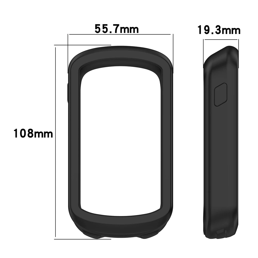 Protetor protetor de silicone para garmin explore 2 caso escudo capa quadro