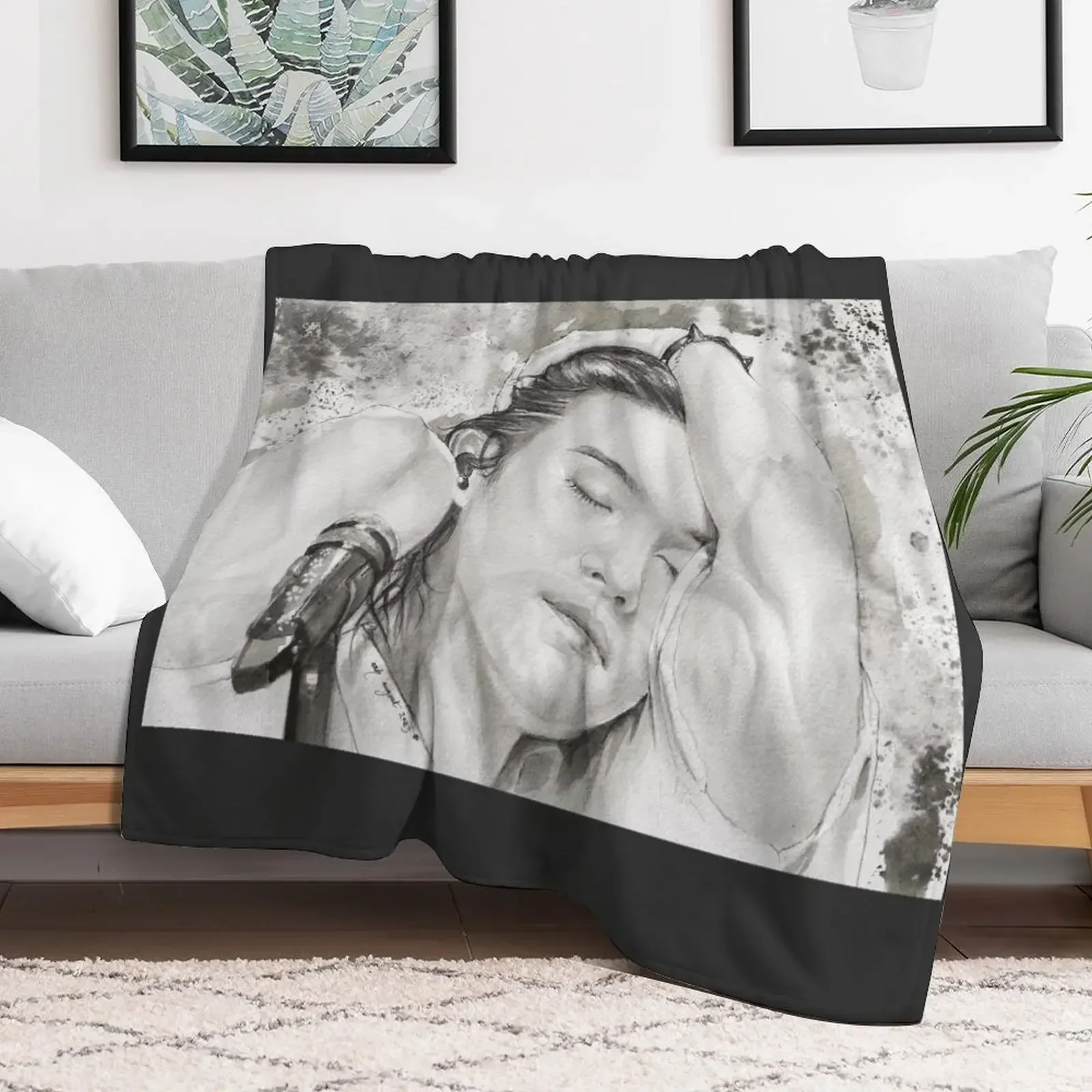 

everything's going to be okay Throw Blanket Beautifuls Designers Blankets