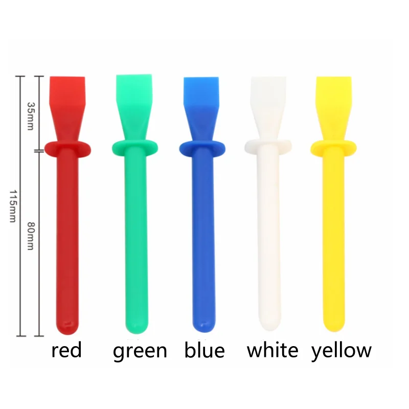 5-pcs الغراء الموزعات البولي بروبلين الغراء مسحة العصي قضيب اللوحة كاشطات ل اليدوية DIY بها بنفسك الفن الجلود أداة للحرف اليدوية