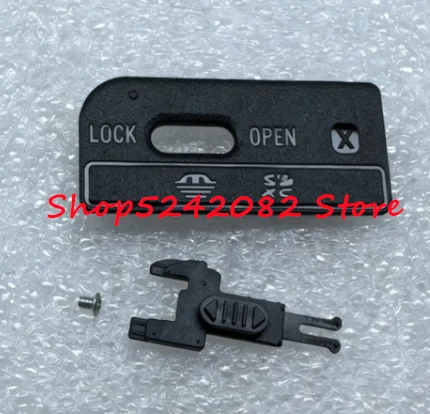 

Крышка батарейного отсека для Sony ZV1, крышка корпуса батарейного отсека, набор винтов для крепления крышки батарейного отсека, черный цвет