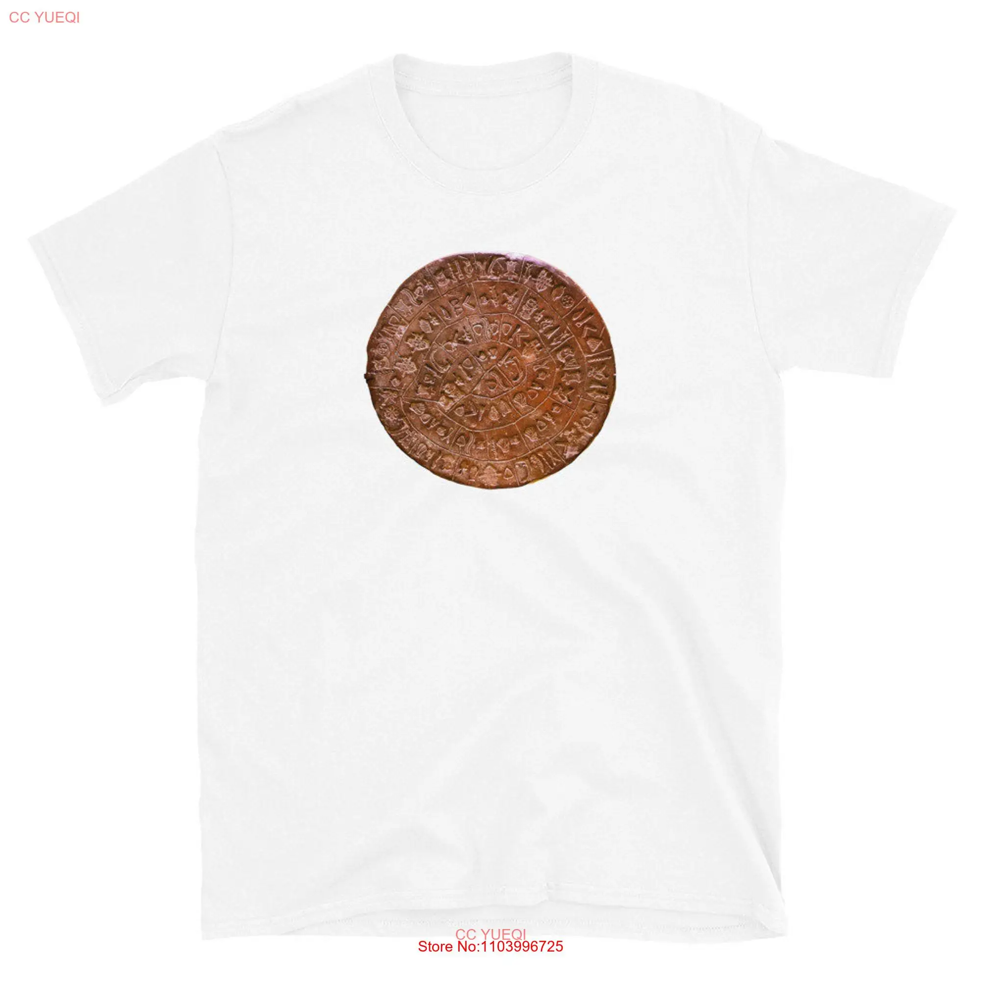 Phaistos Disk T Shirt long or short sleeves