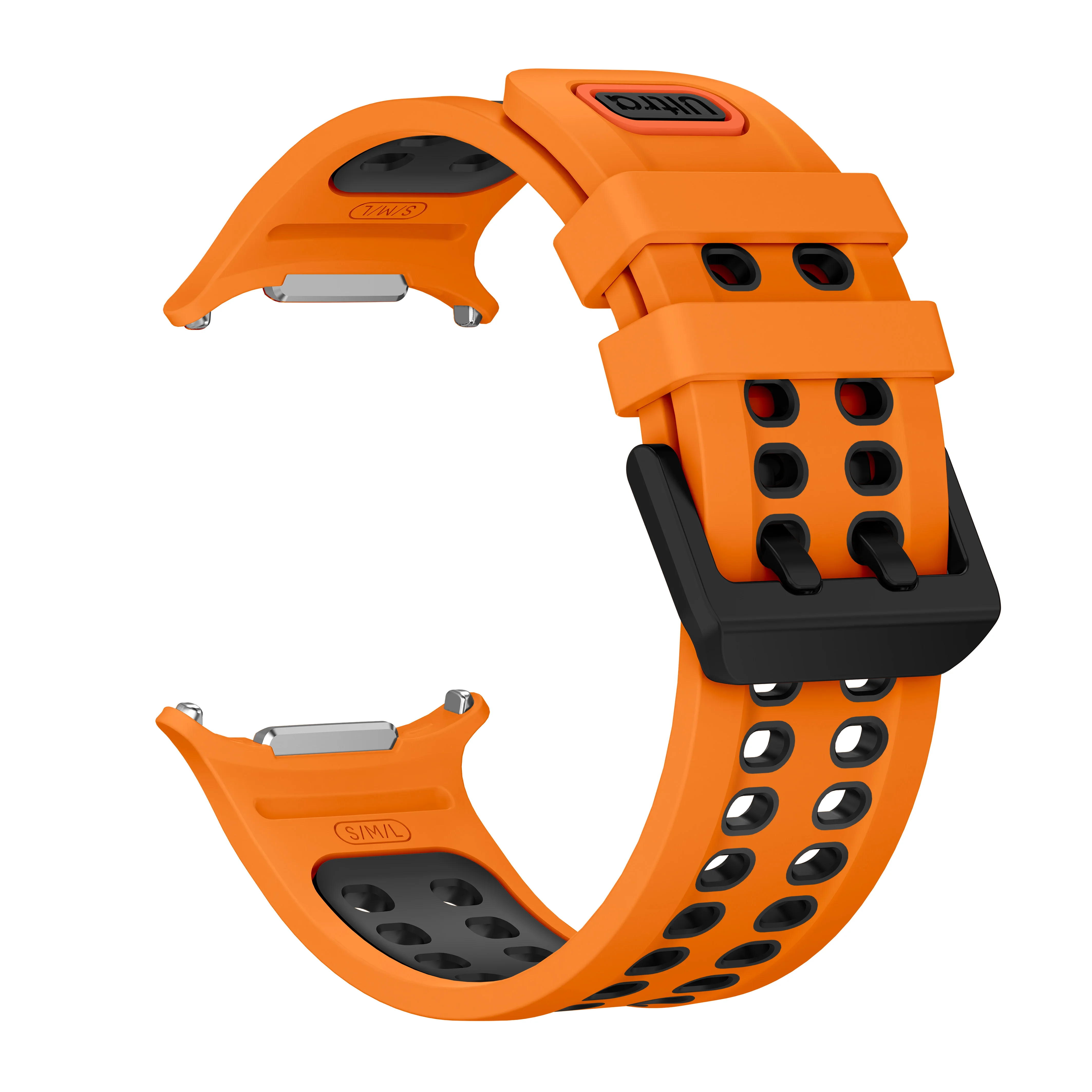 Two-tone Silicone Strap For Samsung Galaxy Watch Ultra 2025 Outdoor Sports Breathable Bracelet Correa for Galaxy Watch Ultra 2
