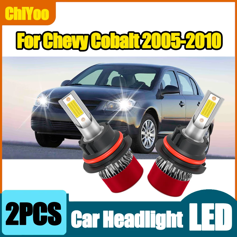 

2PCS Canbus No error 150W High Power Car Turbo Light Car LED Headlight 30000LM 6000K Super White 12V For Chevy Cobalt 2005-2010