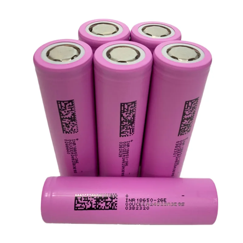 

1-10 шт. 18650 3,7 В 2600 мАч литий-ионная аккумуляторная батарея прямая продажа с фабрики совершенно новая батарея класса A INR18650-26E