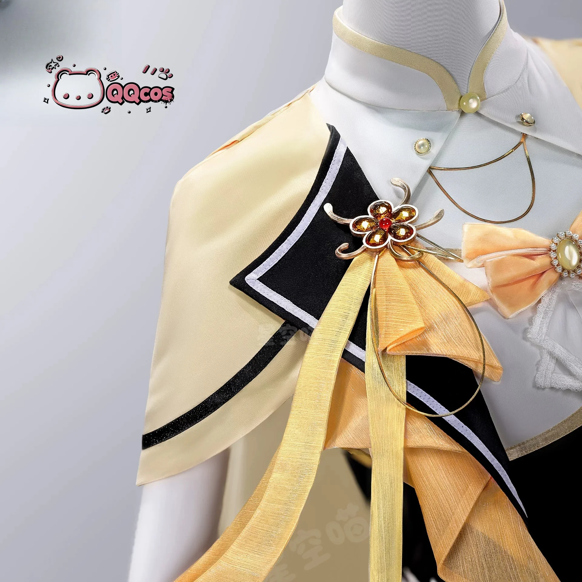 

QQcos Tomoe Mami Game Cosplay Series: Puella Magi Madoka Magica Tomoe Mami Halloween Carnival Party Cosplay Costume Full Set