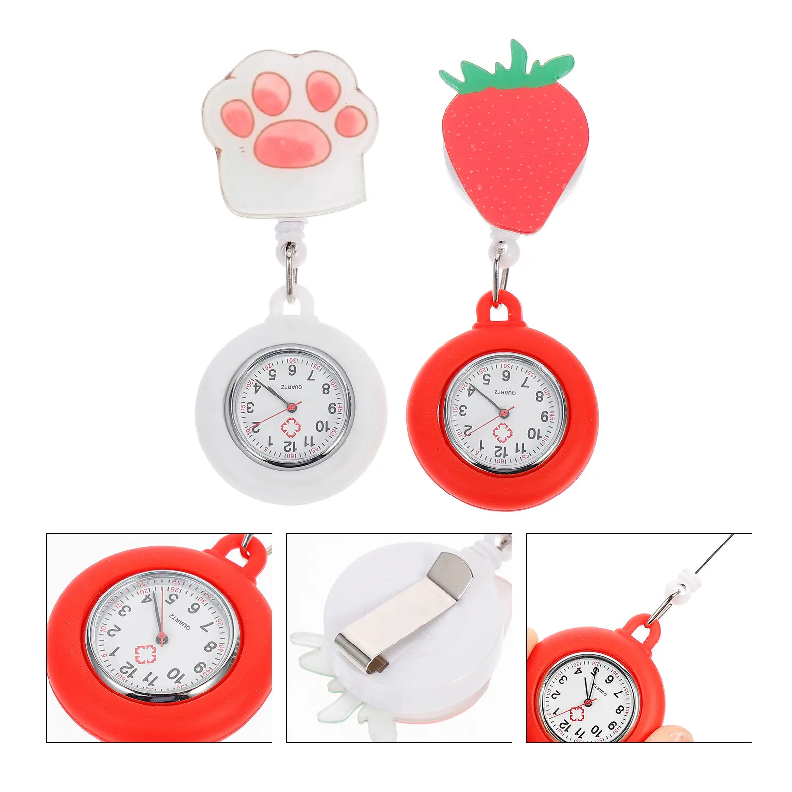 relogio-de-bolso-com-clipe-de-silicone-padrao-morango-2-pecas-para-profissionais-resistente-a-agua-uso-diario