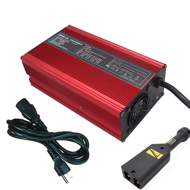 

36V 18A Charger Suitable For EZGO CLUB CAR YAMAHA 36V Lead-Acid Battery AGM Golf Cart TXT RXV Plug Ptional Smart Aluminu Shell