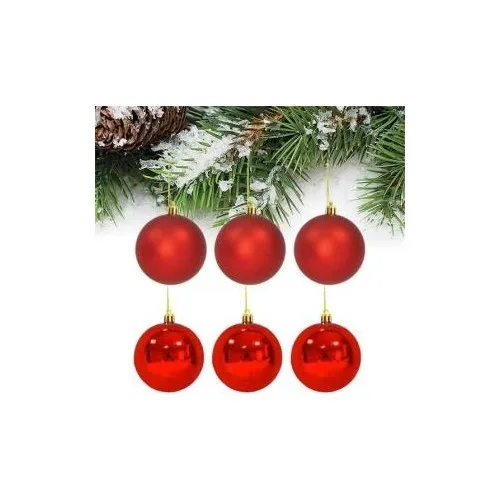 Miyamix Christmas Pine Tree Ornament Cici Ball 10 cm 6 Pieces