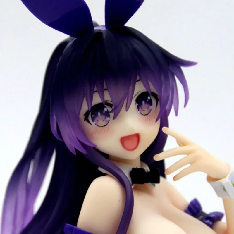 

13CM Original Figure Desktop Cute Doll Yatogami Tohka Bunny Makaizou PVC Customized R18 Anime Action Figures C-0097