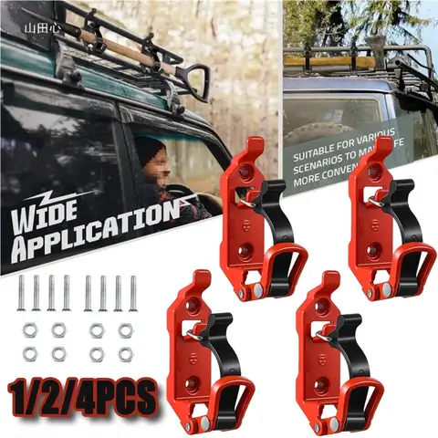 2 4PCS Wall Mounting Tool Bracket Shovel Ax Quick Release Clamp for Car RV Boat Home Accessories