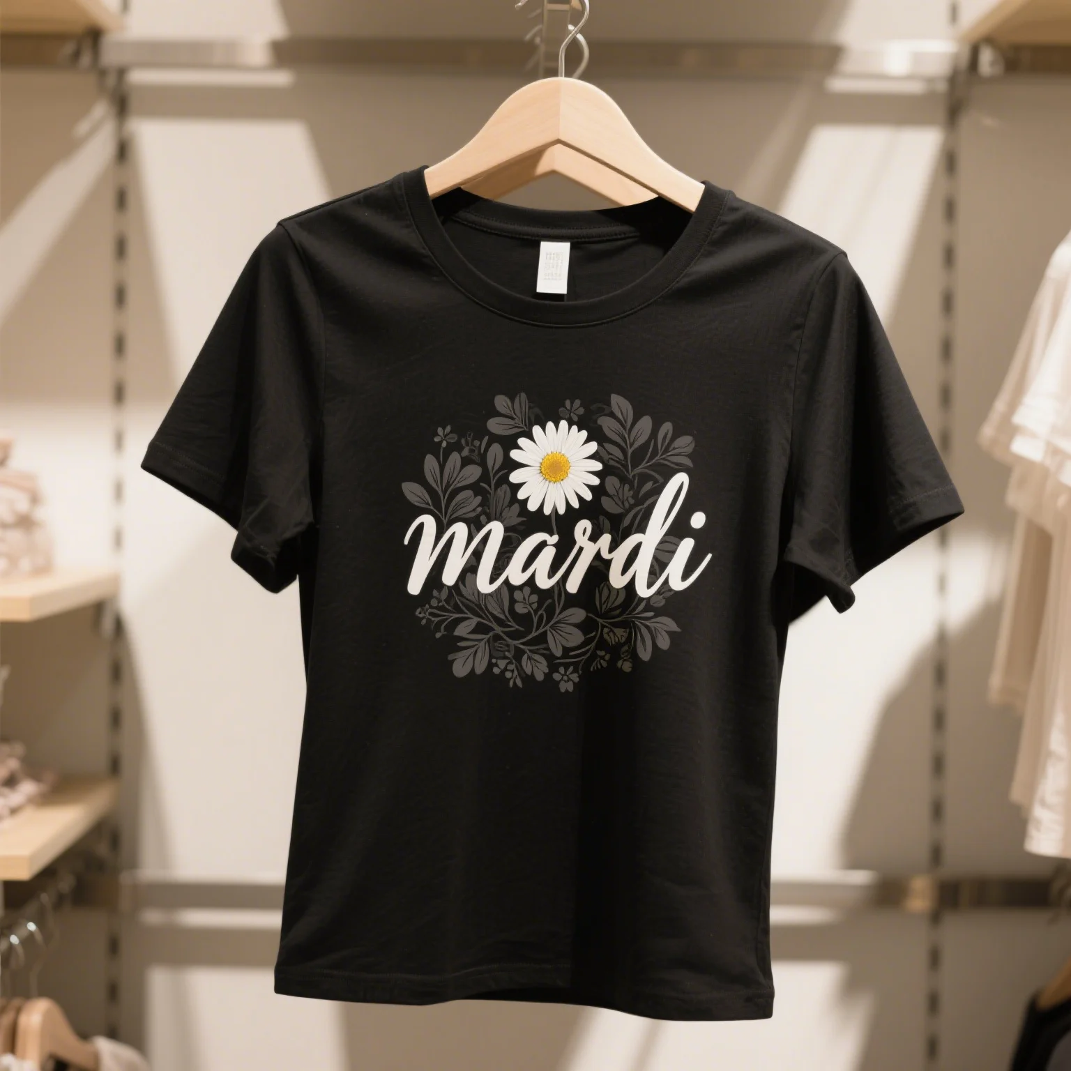 

Plus Size Popular Short-sleeved Foreign Style Women's Version Round Neck Fashion Casual Thin Flower Letter Printing InsT-shirt