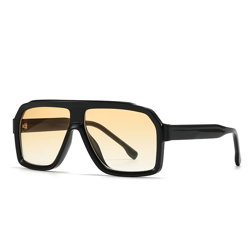28015 Fashion Square Sunglasses for Men Women, Retro Stylish Pilot Sun Glasses, Personalized Oversized Driving Shades 605505