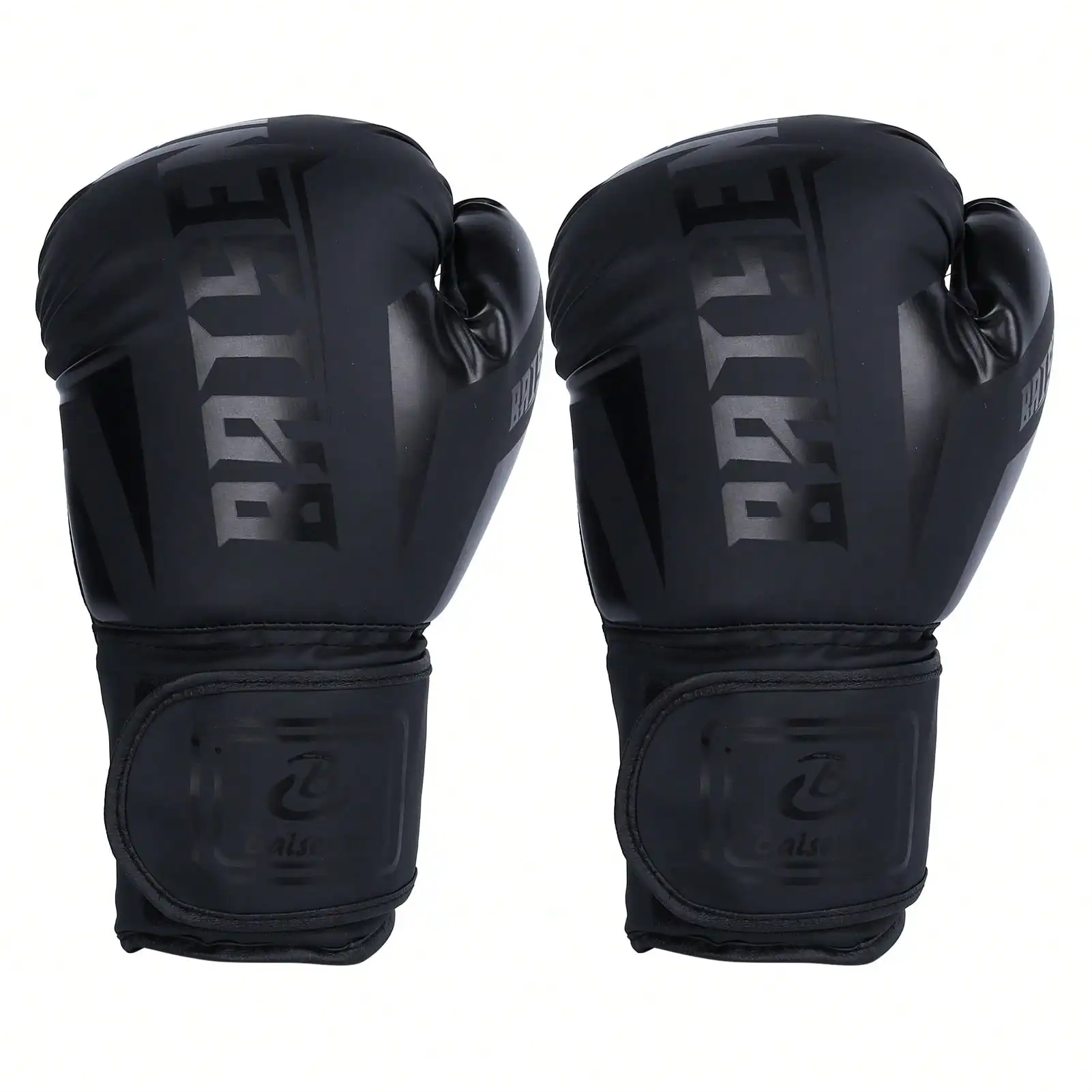 1 Pair Of Black Boxing Training Gloves, Heavy Punching Bag Mitts Workout Focus Pads, Enhancing Breathability Lightweight Material Gloves Suitable For Muay Thai Taekwondo，st251126411031753153