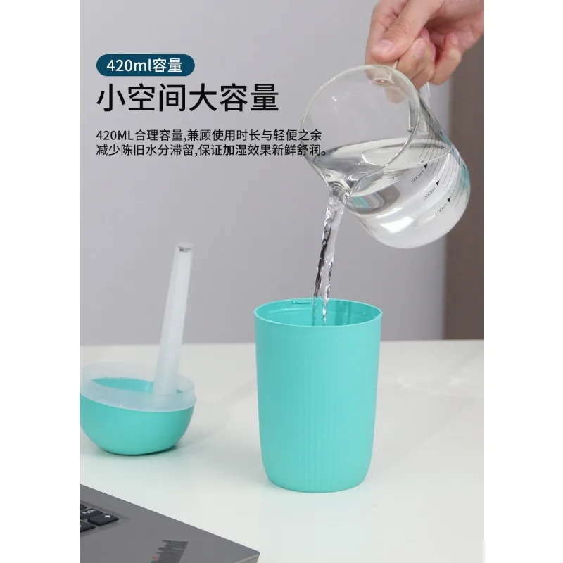 مرطب الهواء بالموجات فوق الصوتية USB مع ضوء LED ، ناشر الزيوت العطرية ، منقي السيارة ، بخاخات مضاءة ، البرازيل