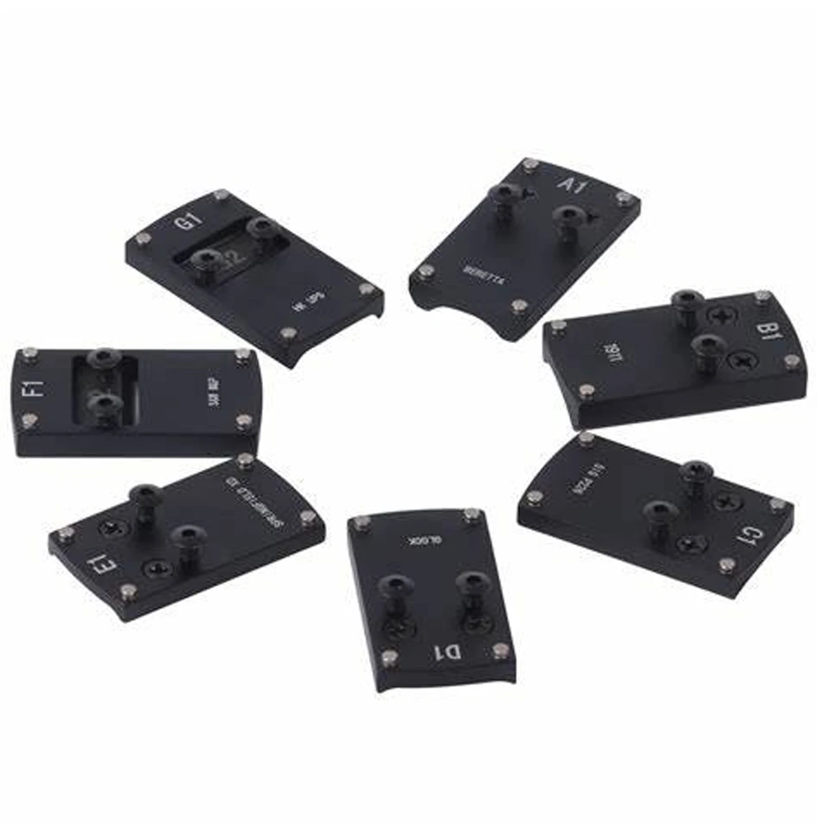 

Optics Pistol Sight Mount Base Low Profile Fit for GLOCK 1911 SW MP P226 Springfield XD S&W M&P Red Dot Base Plate