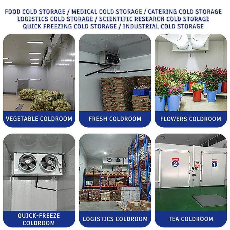 Industrial Refrigeration Mobile Chiller Freezer Cold Room Storage Freezers System for Fruit and Vegetable Storage Price