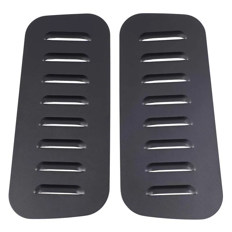 Aluminum Alloy For Land Rover Defender 2004-2018 Car Rear Window Side Protection Panel Louver Style Trim Sticker Accessories
