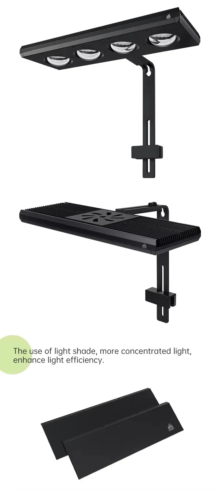 Z250 Full-Spectrum LED Water Plant Support Lamp - Native Stream Bloom Algae and Moss Lamp - Girro King Enhancement Divine Lamp