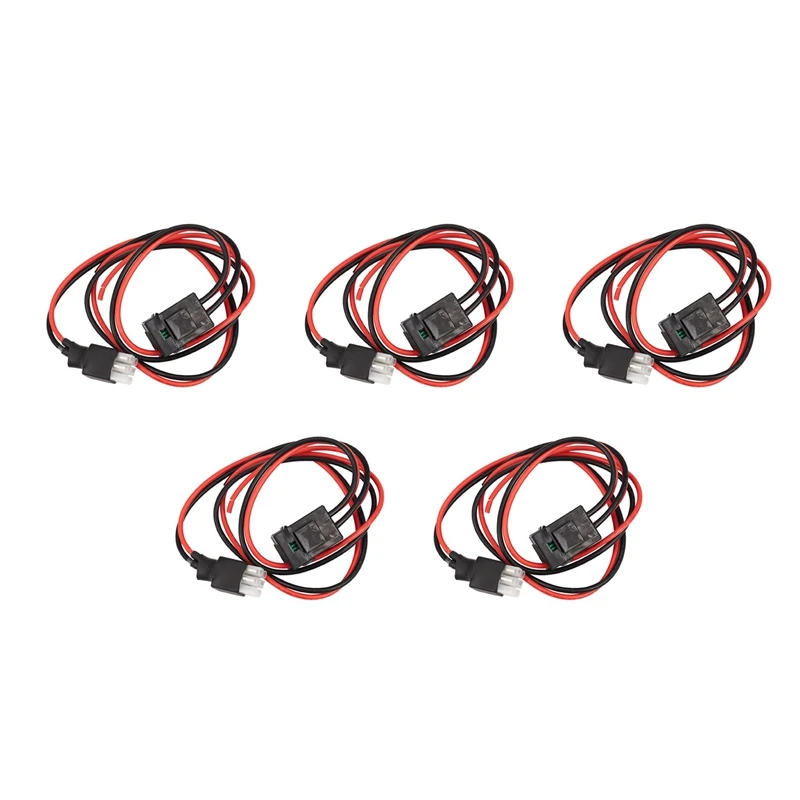 5X 30A 1M Fuse 6 PIN Short Wave Power Supply Cord Cable For Yaesu FT-857D FT-897D